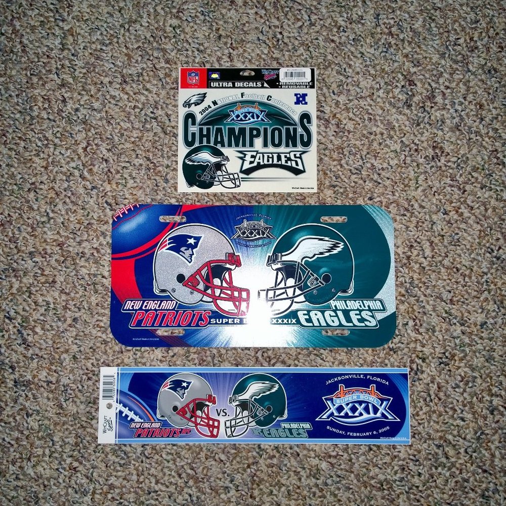Philadelphia Eagles vs New England Patriots SUPER BOWL XXXIX